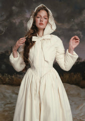 Black&White Warrior Down Coat (White)