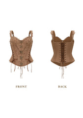 Chocolina Suede Corset