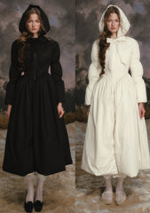 Black&White Warrior Down Coat (Black)
