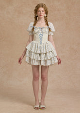 Blue Dollhouse Corset Dress(Short)