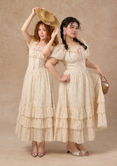 Curve&Plus Flower&Poetry Corset Dress