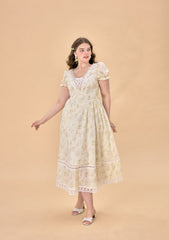 Curve & Plus Garden Tea Party Corset Dress