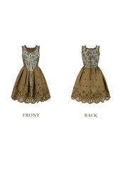 Classical Jialilve Suede Dress